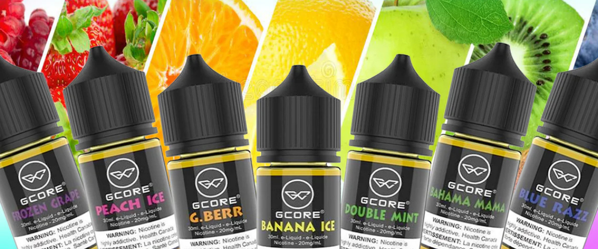 Explore the Amazing Flavors of GCORE Salt! Now In 10MG!