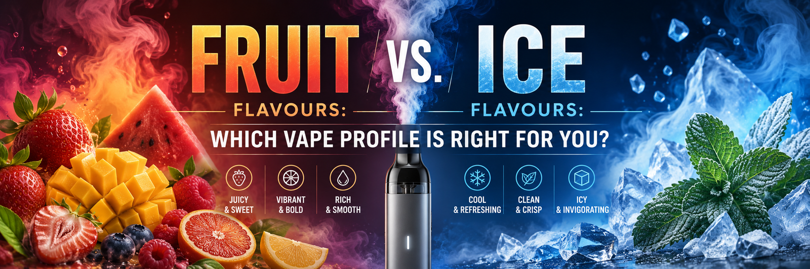 Fruit vs. Ice Flavours: Which Vape Profile Is Right for You?